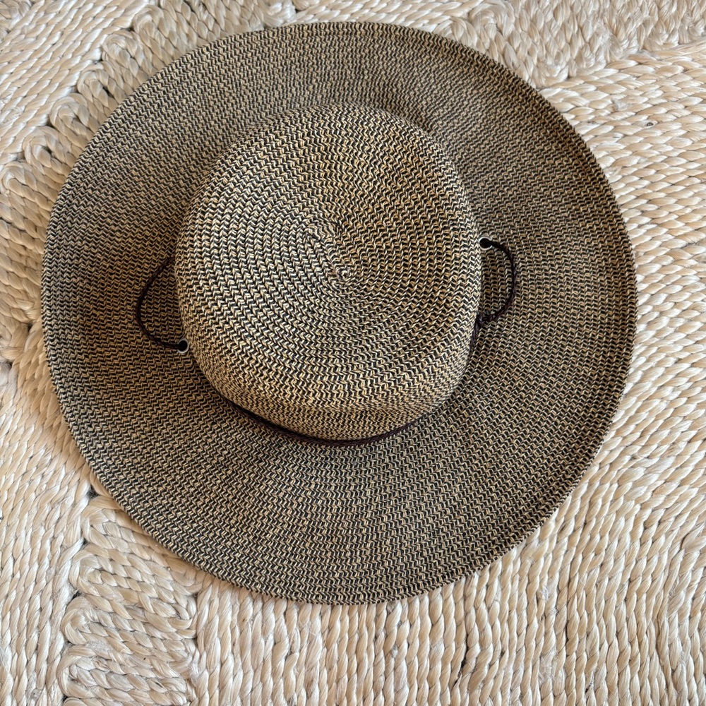 Adjustable Straw Hat - image 1